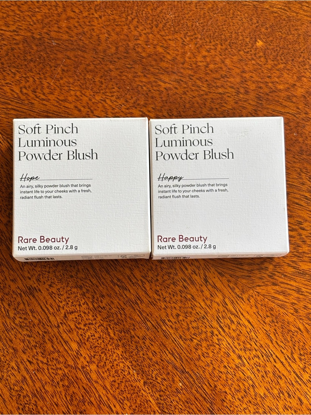 Rare Beauty Soft Pinch Luminous Powder Blush - Hope & Happy - White Packaging